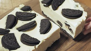 oreo white chocolate Cheese cake recipe [upl. by Marjorie]