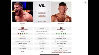 Ihor Potieria vs Robert Bryczek Prediction ufcvegas86 [upl. by Notsur]