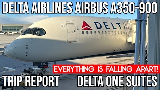 TRIP REPORT Delta Airlines Airbus A350900 DELTA ONE SUITES Las Vegas LAS  Minneapolis MSP [upl. by Markowitz]