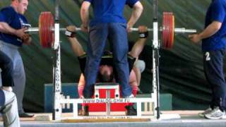 Malanichev bench press accident 310 Titans cup 2010 [upl. by Longfellow533]