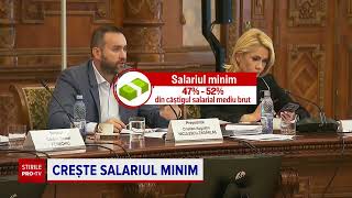 Salariul minim pe economie va depăși 4000 de lei brut în 2025 Patronii anunță scumpiri [upl. by Garmaise]