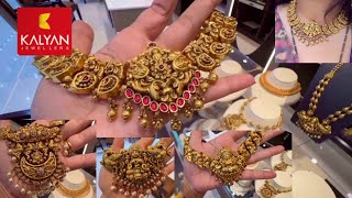 Kalyan Jewellers Best Necklace Designs with PriceGold Necklace DesignsTemple NecklaceDeeya [upl. by Latreese143]