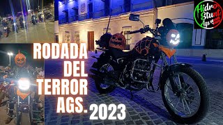 Rodada del terror 2023 Aguascalientes💀👻 ft Hidro Stunt Ags🏍️ [upl. by Petersen637]