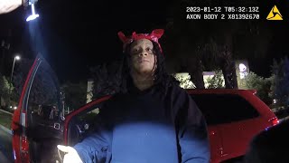 Bodycam Rapper quotTrippie Reddquot pulled over while hotboxing [upl. by Syst]