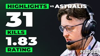 Vitality ZywOo HIGHLIGHTS vs ASTRALIS  BLAST Premier Fall Final 2024 [upl. by Un]