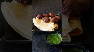 JUICY Galouti Kebab with SOFT Parathas ytshorts shorts kebab food cooking shelbyscanada [upl. by Sherburn275]