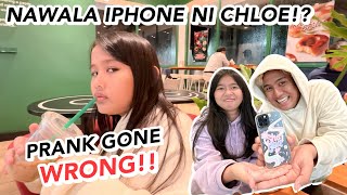 LOST IPHONE PRANK to CHLOE NAGALIT 🤣  Grae and Chloe [upl. by Ylek]