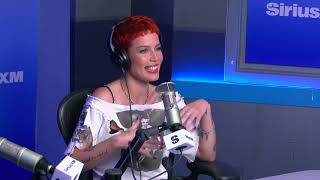 Halsey  Sirius XM Morning Mash Interview full video [upl. by Niamjneb]