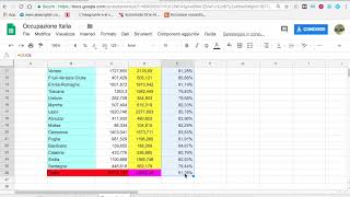 Il foglio di calcolo nella gestione delle percentuali [upl. by Misab]