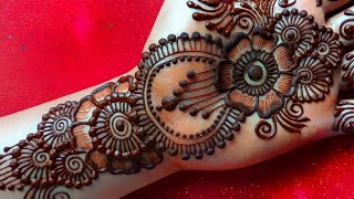 Easy fronthand mehndi design  easy mehndi design for beginners  simple mehndi design  mehndi [upl. by Wilson]