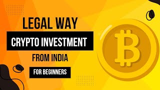 LEGAL WAY CRYPTO INVESTMENT PROCEDURE  BEGINNER TUTORIALS IN TAMIL [upl. by Ydnis]