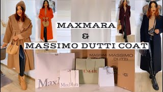 MASSIMO DUTTI COAT HAUL  MAX MARA COAT  MABEL IN HAMBURG [upl. by Goulden406]