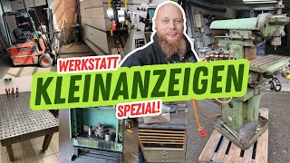 Wir suchen Werkstatteinrichtung  Kleinanzeigen Spezial [upl. by Ahsenav779]