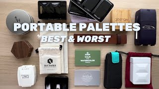 Rating ALL of My Travel Watercolor PALETTES the BEST and WORST [upl. by Atilam]