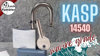 Lockpicking the marine graded Kasp 14540 Padlock295 [upl. by Acceb]