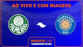 JOGO COMPLETO PALMEIRAS X AD GUARULHOS  RODADA 10  PAULISTA SUB20 SICREDI 2024 [upl. by Mittel]