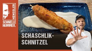 Schnelles SchaschlikSchnitzel Rezept von Steffen Henssler [upl. by Richie]