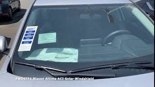 FW04774 Nissan Altima ACI Solar Windshield [upl. by Sekyere]