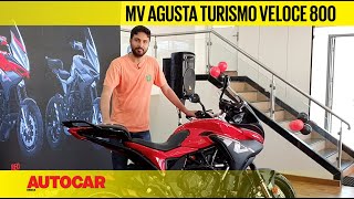 MV Agusta Turismo Veloce 800  First Look amp Walkaround  Autocar India [upl. by Griselda]