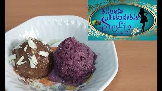 Helado saludable cremoso sin azúcar ni lácteos  Veganos celiacos e intolerantes a la lactosa [upl. by Niarda148]