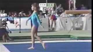 Svetlana Boginskaya  1985 Junior Cup  FX 2 [upl. by Amalbergas]