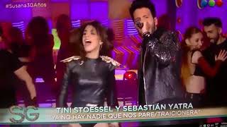 TINI STOESSEL Y SEBASTIAN YATRA quotTRAICIONERAquot [upl. by Waterer]