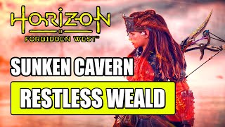 Sunken Cavern  Restless Weald  Horizon Forbidden West  Greenshine Locations [upl. by Ibbed]