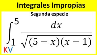 INTEGRALES IMPROPIAS de segunda especie  extensión del CRITERIO DEL COCIENTE [upl. by Gotcher402]