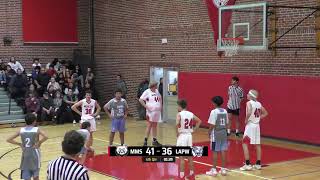 MMS 7th and 8th Boys A basketball game vs Lapwai [upl. by Oicnerual]