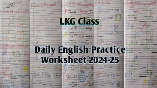 LKG Class English Practice worksheet for kidsLKG Daily practice worksheet 202425LKG English Paper [upl. by Acemaj277]