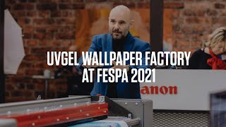 UVgel Wallpaper Factory in a nutshell  masscustomised automated wallpaper production the right way [upl. by Ahtera395]