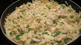 Adventures In Cooking Mini Farfalle Pasta With Alfredo Sauce [upl. by Healion]