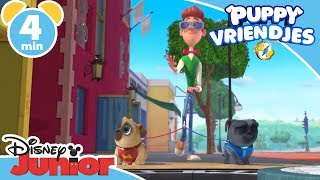 Puppy Vriendjes  Wandelen met Bob  Disney Junior BE [upl. by Nahc]