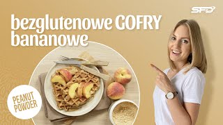 Bezglutenowe gofry bananowe  PEANUT POWDER NATURAL [upl. by Janelle]