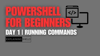 PowerShell Basics for Beginners  Day 1 Running Commands [upl. by Sinegra959]