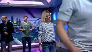 Eugenia Martínez de Irujo se cuela en El Hormiguero [upl. by Opiak]