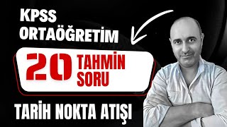 KPSS TARİHİ FULLETEN NOKTA ATIŞI SORULAR [upl. by Kozloski]