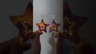 Holographic LED Light Up Star Pasties for Raves amp Festivals Gold Glow festivalmakeuptutorial [upl. by Arezzini]