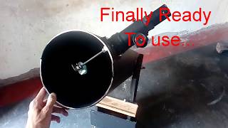 How to make a Telescope Mount at Home easily  fully explained part2 [upl. by Lertnom105]