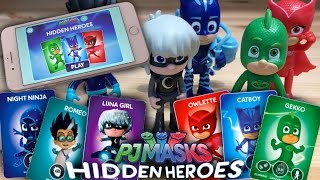 PJ Masks Hidden Heroes  NEW Card Match iPad Game [upl. by Strep]