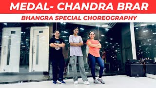 Bhangra Special  MEDALCHANDRA BRAR  Bhangra Choreograohy Learn Easy Bhangra Steps [upl. by Arst15]