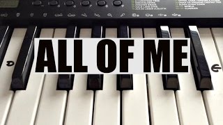 How To Play ALL OF ME John Legend Intro on Piano  Easy [upl. by Edahc]