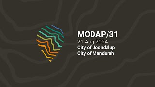 MODAP31  21 August 2024  City of Joondalup  City of Mandurah [upl. by Magnus]