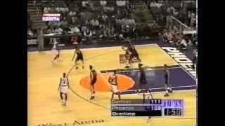 Rookie Michael Finley 27pts9rebs4asts vs Nuggets 1995 [upl. by Hsevahb]