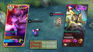 BRAXY CHOU VS TOP 1 PHILIPPINES ZILONG TRASHTALKER  WHO WIN [upl. by Salahcin497]