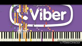 Viber Call Sound Remix in Synthesia [upl. by Johann685]