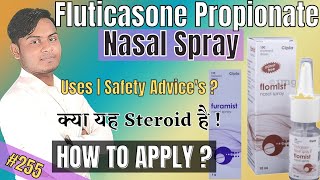 Fluticasone propionate nasal spray  Fluticasone nasal spray  Furamist nasal spray how to use [upl. by Branham]