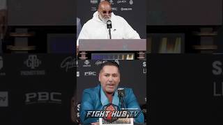 ELLERBE RIPS DE LA HOYA AT GERVONTA DAVIS VS RYAN GARCIA PRESS CONFERENCE [upl. by Kentiga]