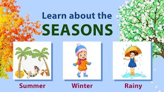 Learn About the Five Seasons  Fun Spring Song with Baby Bear [upl. by Nnauol]