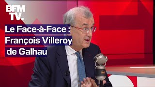 Déficit impôts linterview de François Villeroy de Galhau gouverneur de la Banque de France [upl. by Younger]